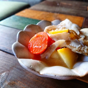 野菜の酒粕味噌煮